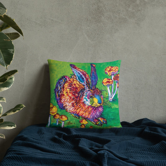 Peeking Bunny Pillow with Case