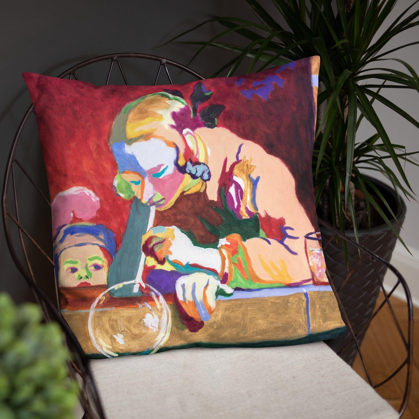 Soap Bubbles Pillow with Case