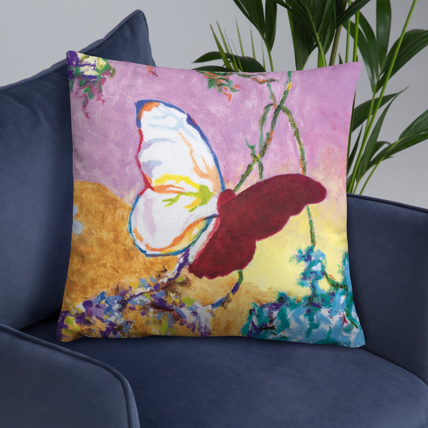Dusk - Butterfly Pillow with Case