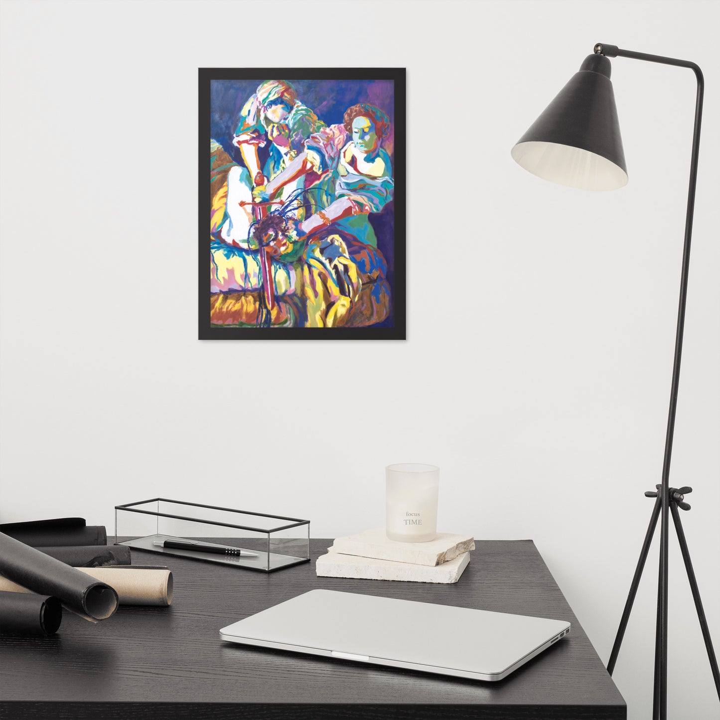 Judith Slaying Holofernes Framed Print