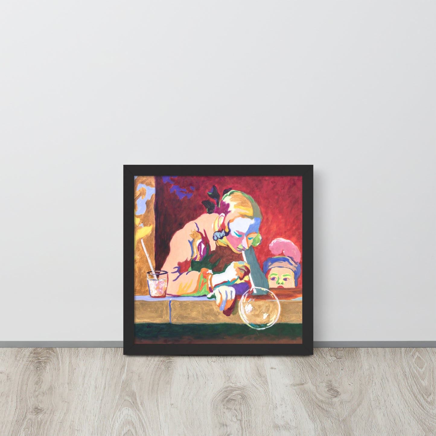 Soap Bubbles framed print