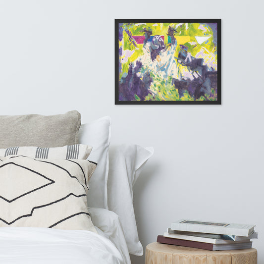 Electric Jazz Framed Print