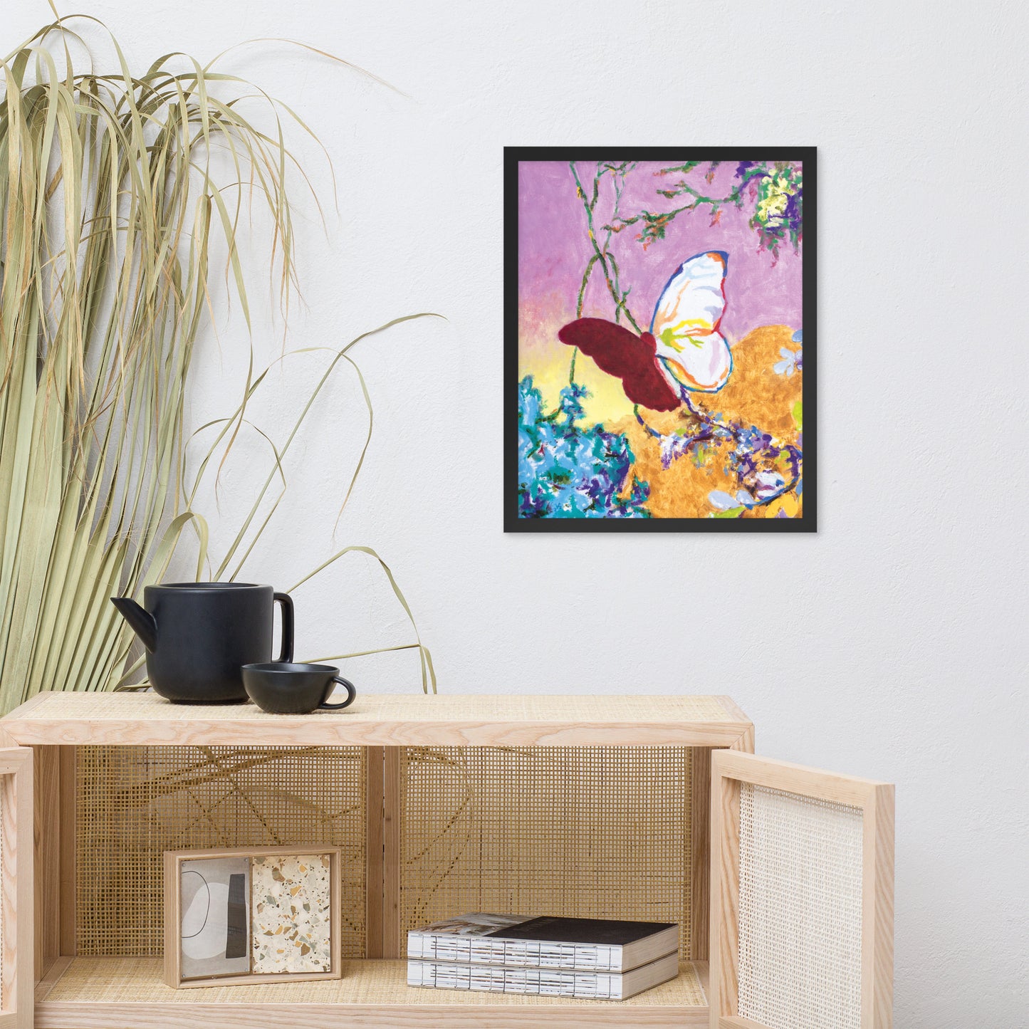 Dusk - Butterfly Framed Print