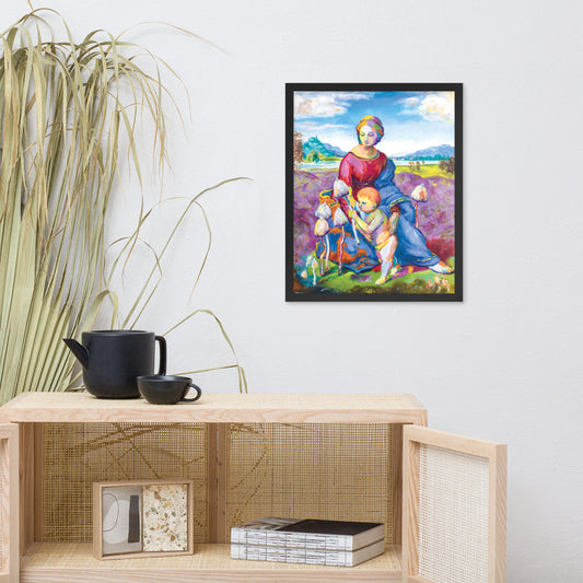 Lady of the Liberty Caps Framed Print