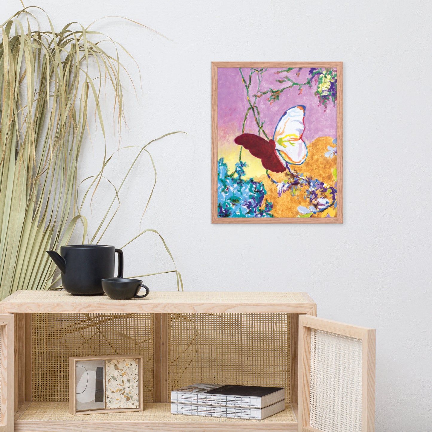 Dusk - Butterfly Framed Print