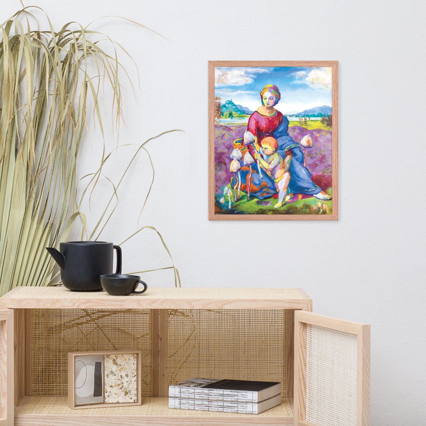 Lady of the Liberty Caps Framed Print