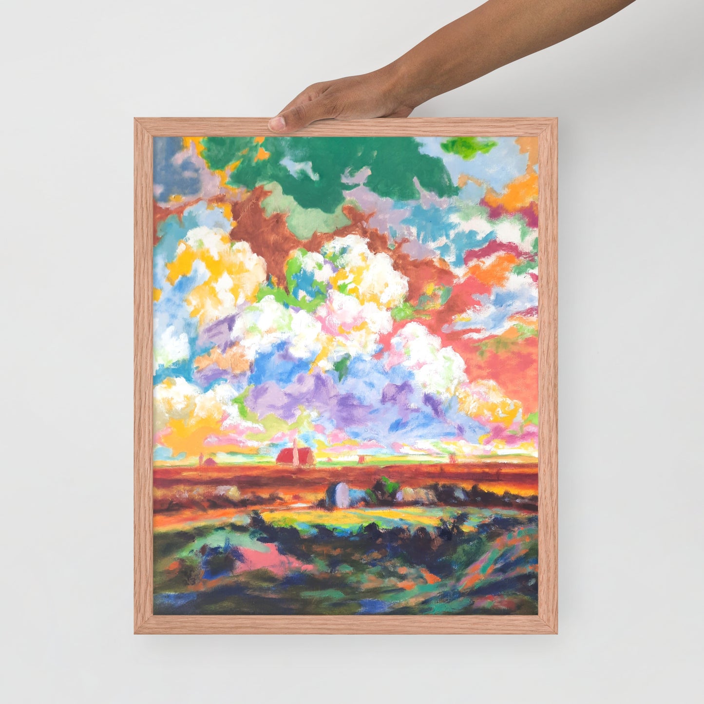 View of Haarlem With Bleaching Fields Framed Print