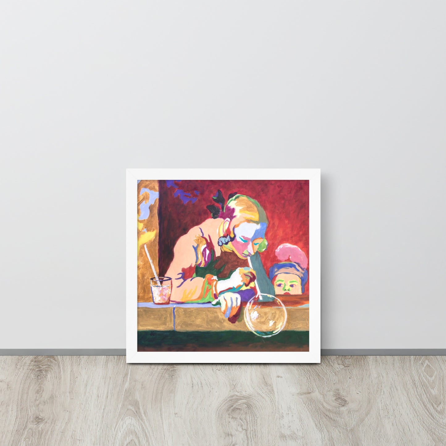 Soap Bubbles framed print