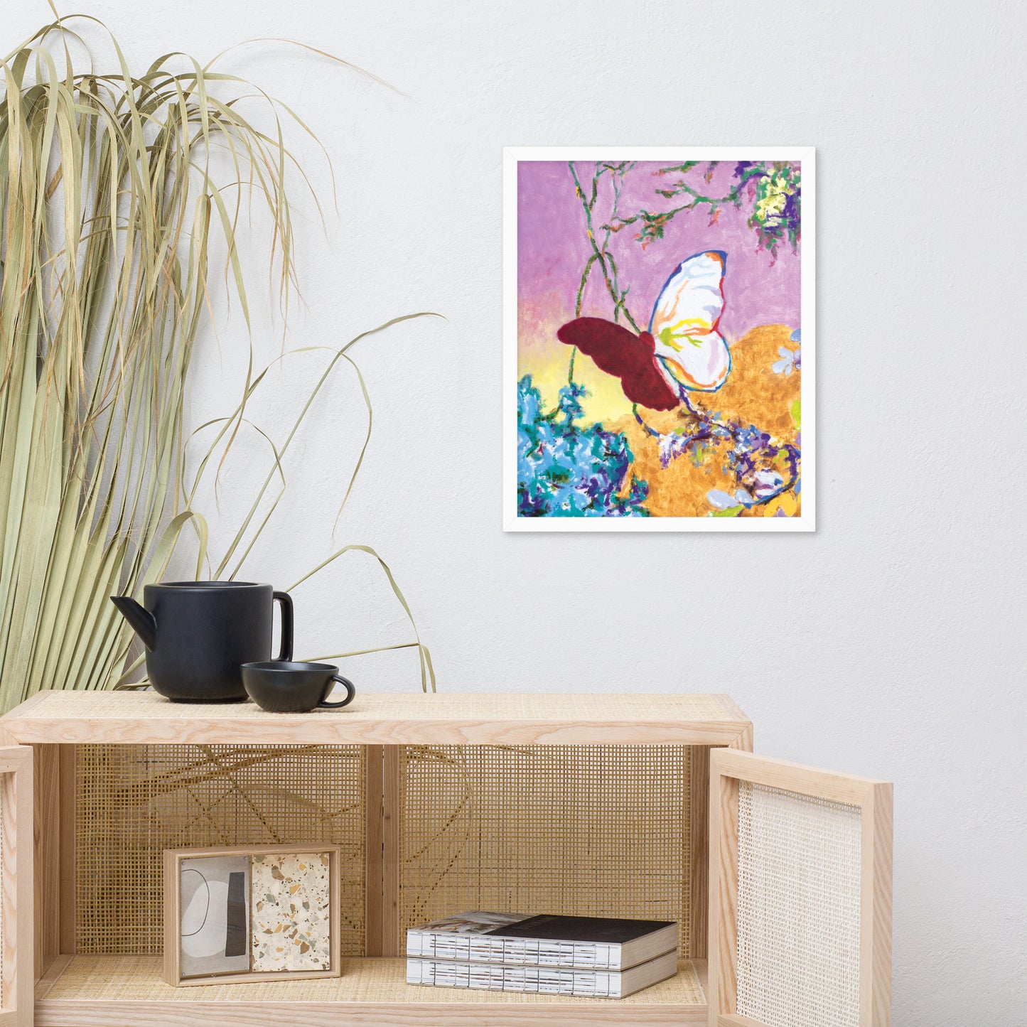 Dusk - Butterfly Framed Print