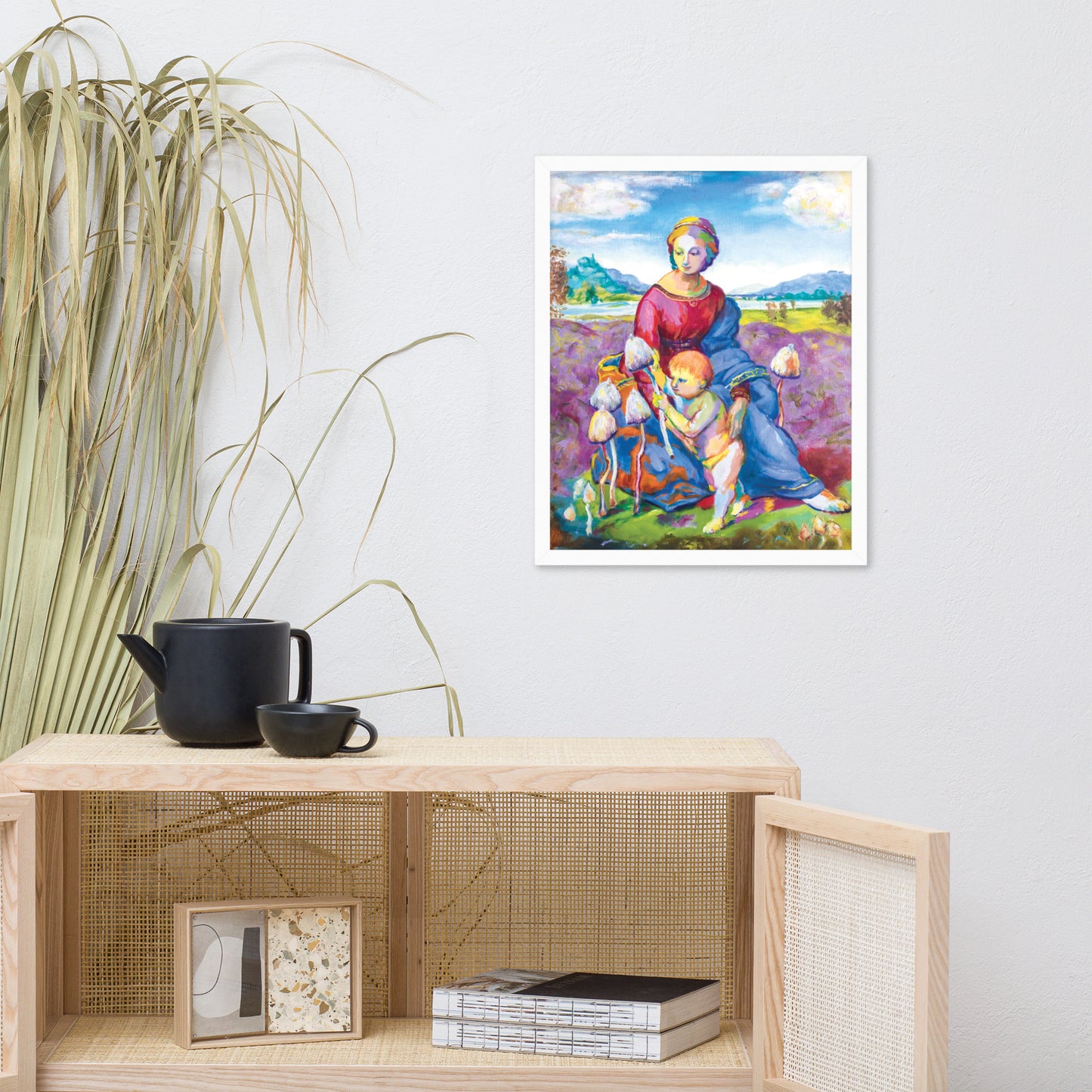 Lady of the Liberty Caps Framed Print