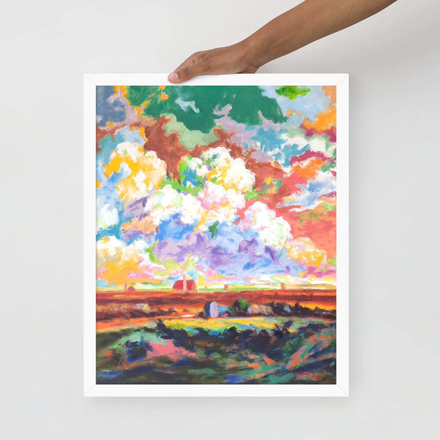 View of Haarlem With Bleaching Fields Framed Print