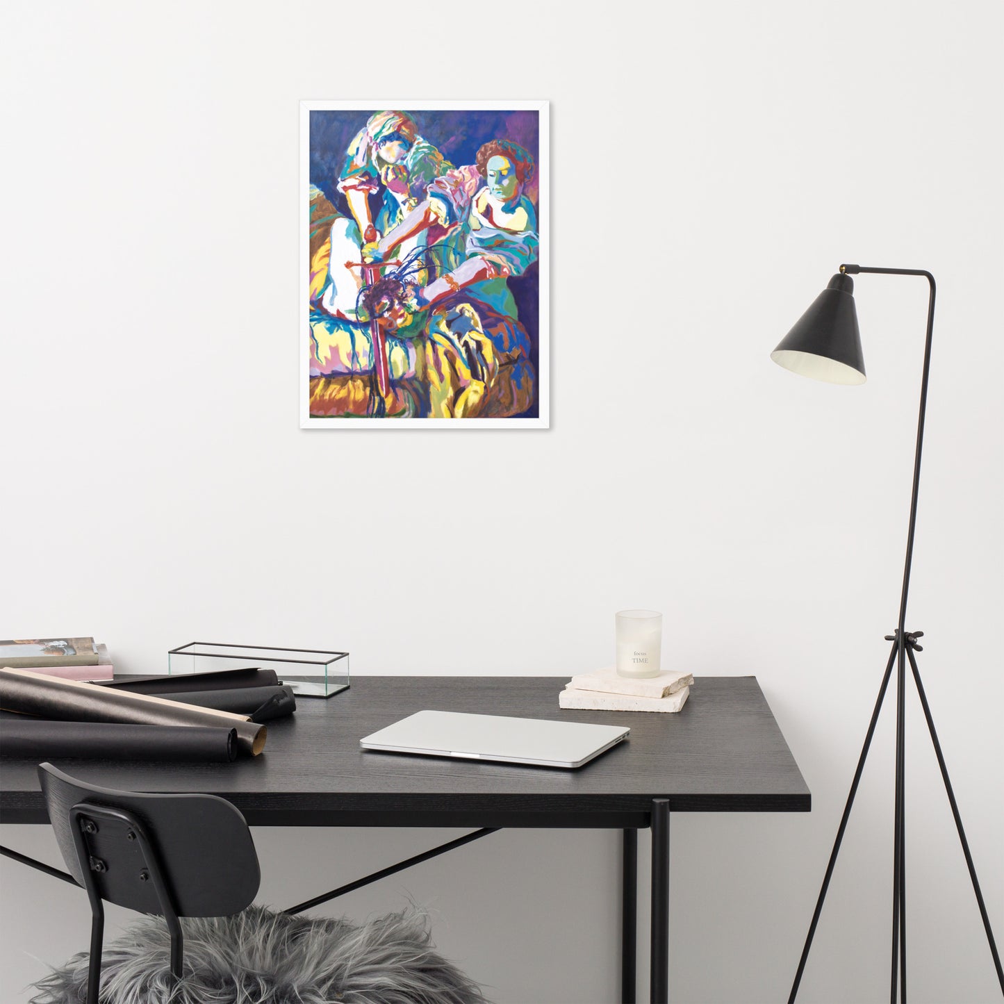 Judith Slaying Holofernes Framed Print
