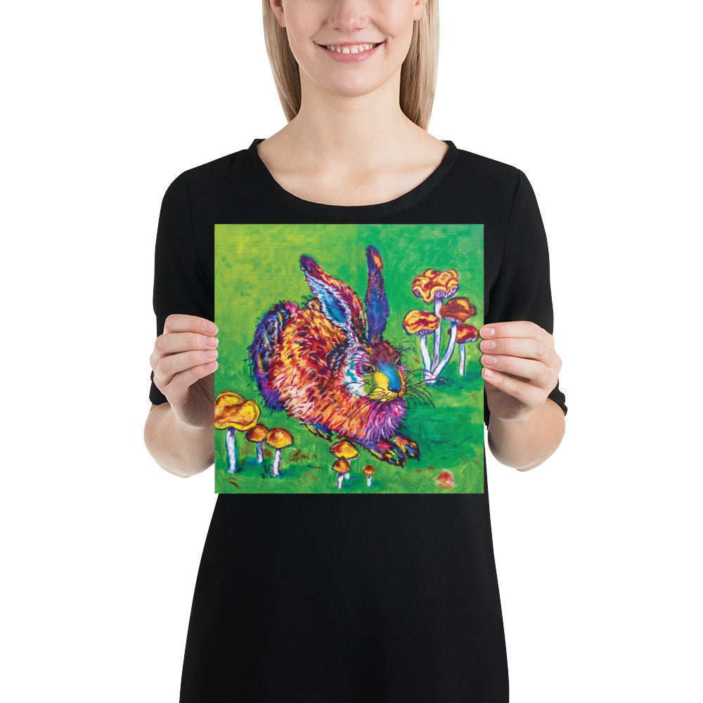 Peeking Bunny print