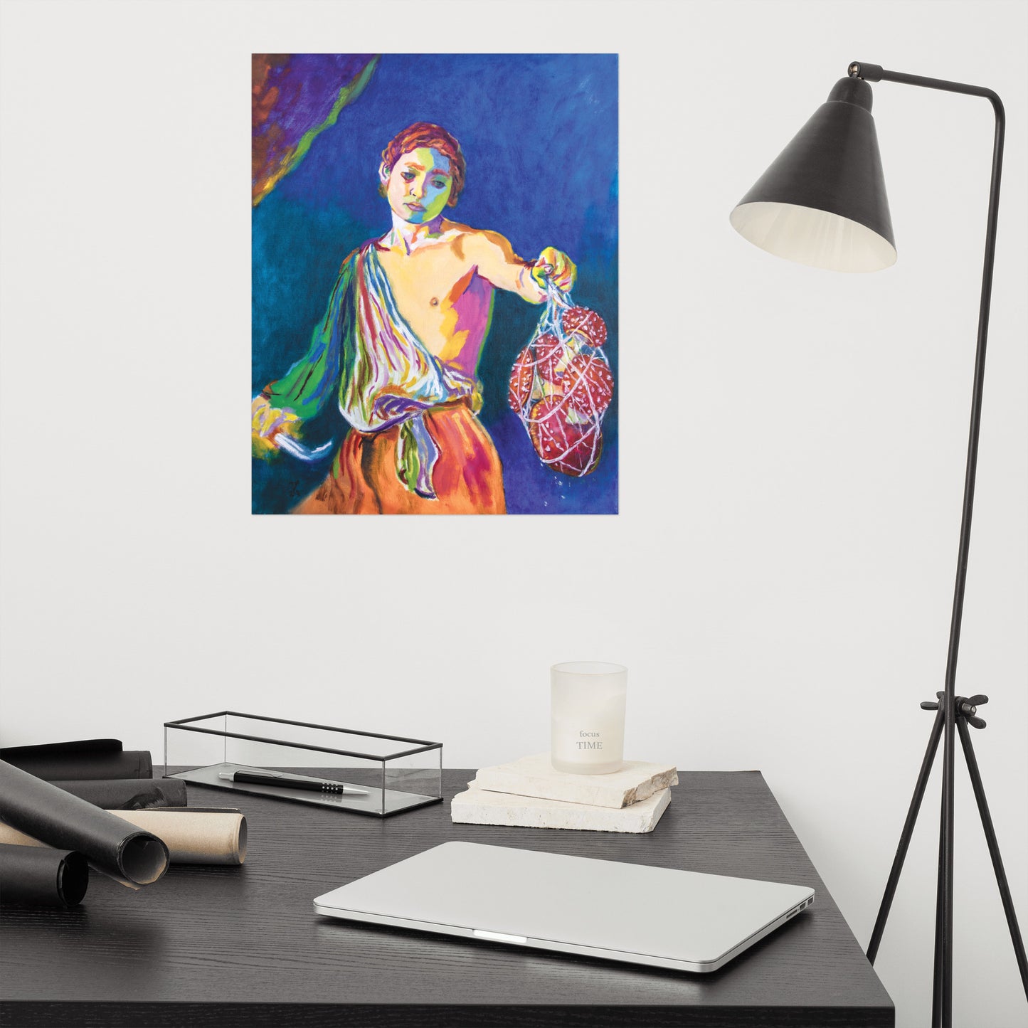 David and the Amanitas print