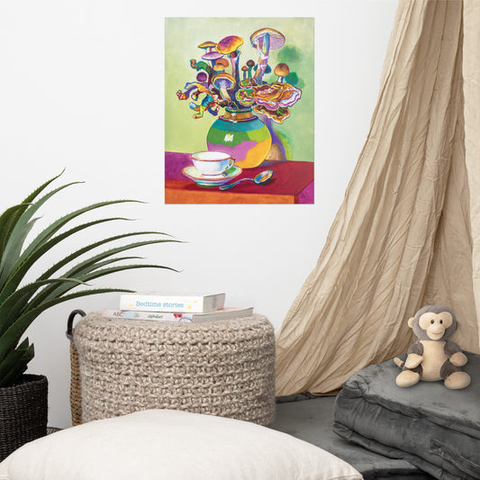 Cubensis and Reishi print