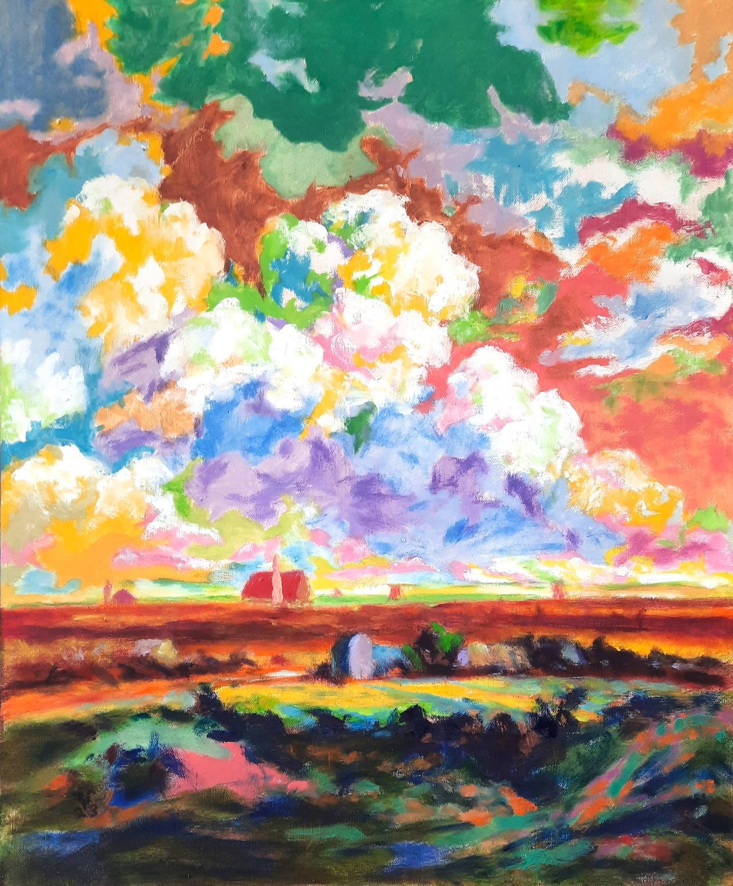 View of Haarlem With Bleaching Fields Framed Print