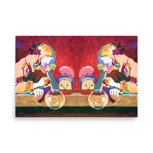 Soap Bubbles - Reflected Glossy Poster