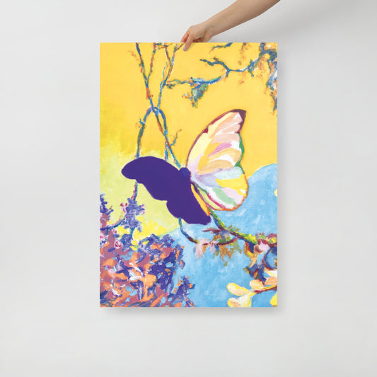 Dawn - Butterfly Glossy Poster