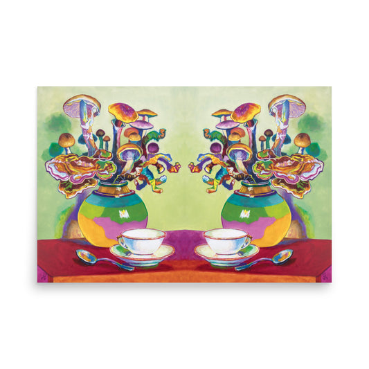 Cubensis and Reishi - Reflected Glossy Poster