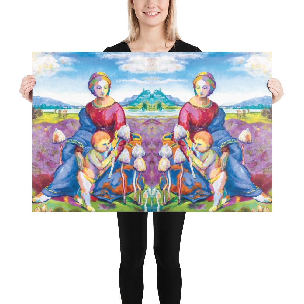 Lady of the Liberty Caps - Reflected Glossy Poster