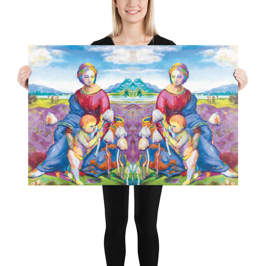 Lady of the Liberty Caps - Reflected Glossy Poster