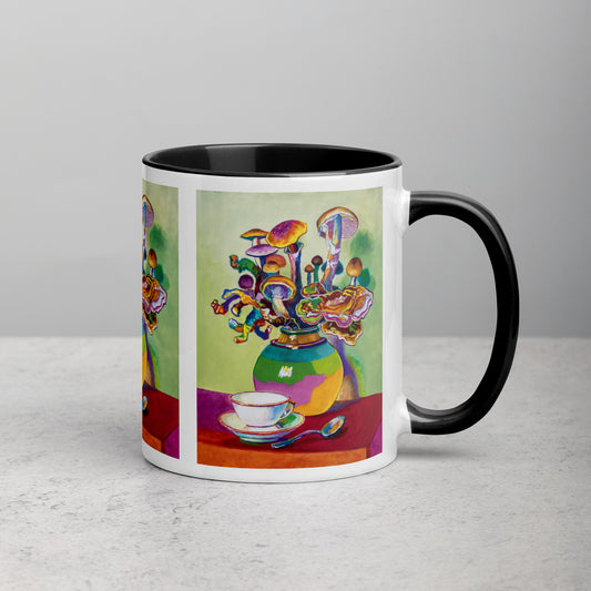 Cubesis and Reishi Mug with Color Inside