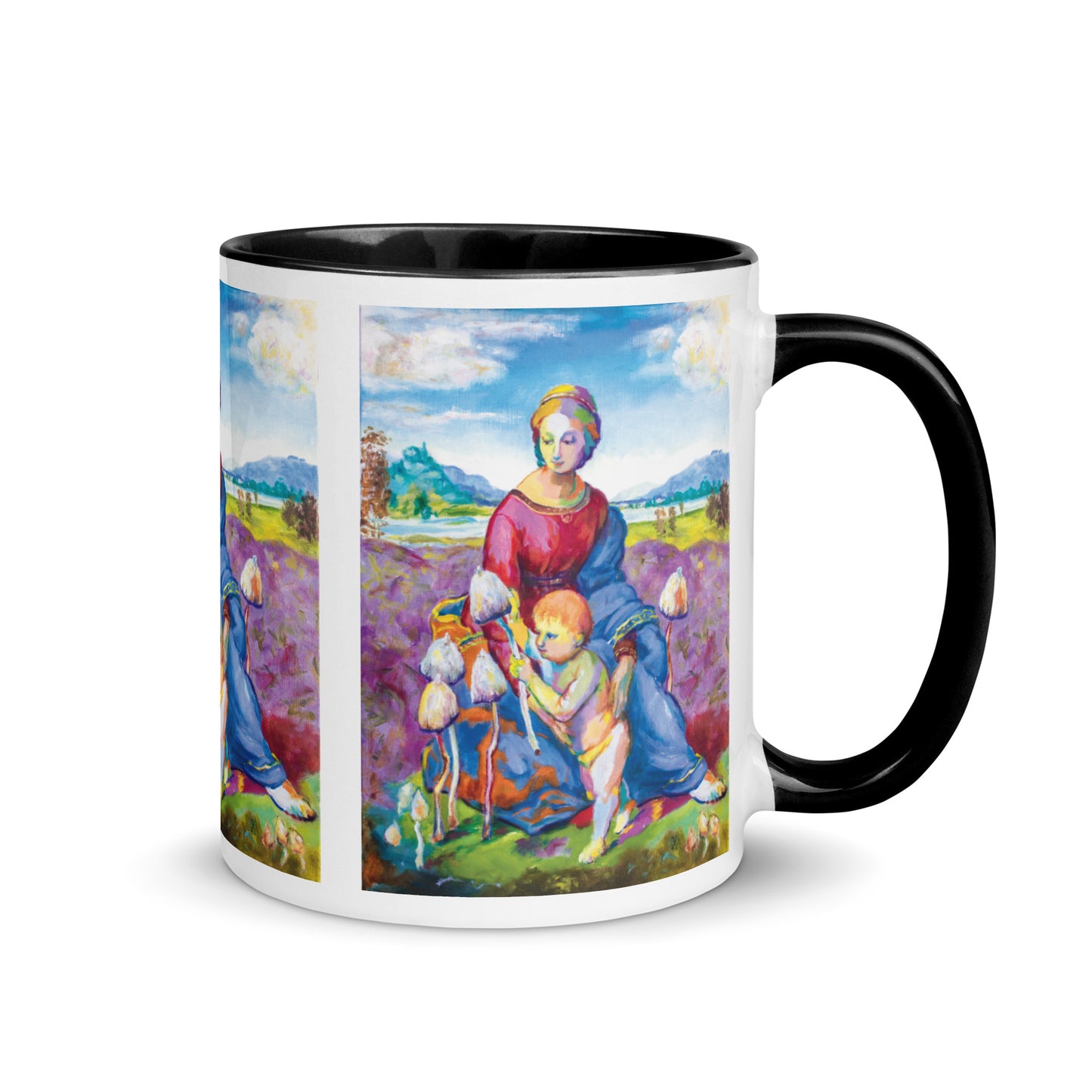 Lady of the Liberty Caps Mug with Color Inside