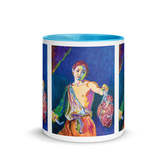 David and the Amanitas Mug with Color Inside