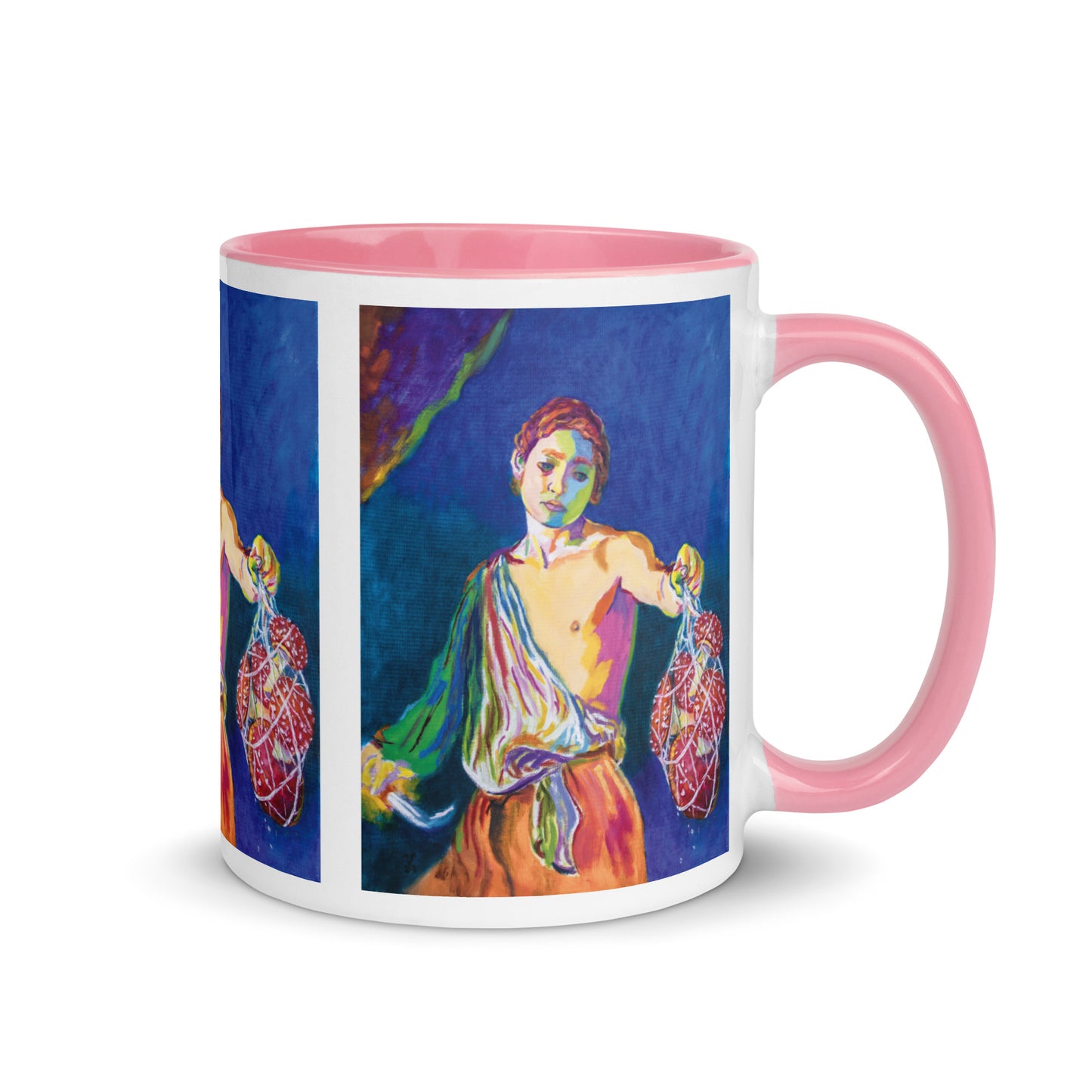 David and the Amanitas Mug with Color Inside