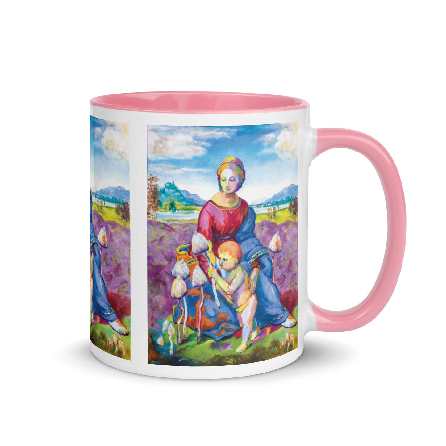 Lady of the Liberty Caps Mug with Color Inside