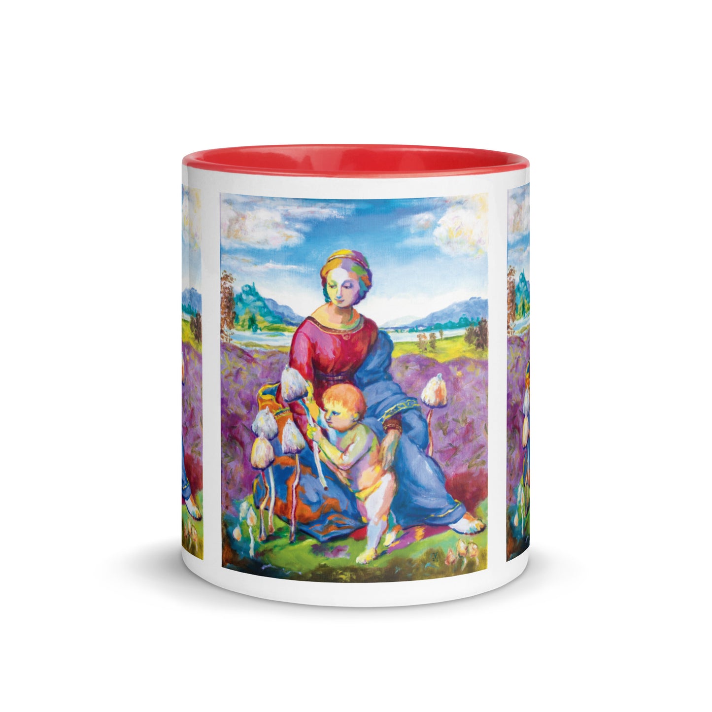 Lady of the Liberty Caps Mug with Color Inside