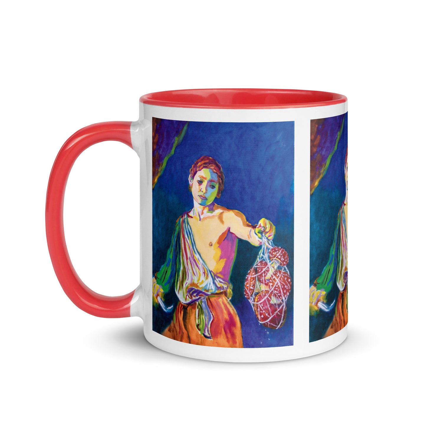 David and the Amanitas Mug with Color Inside