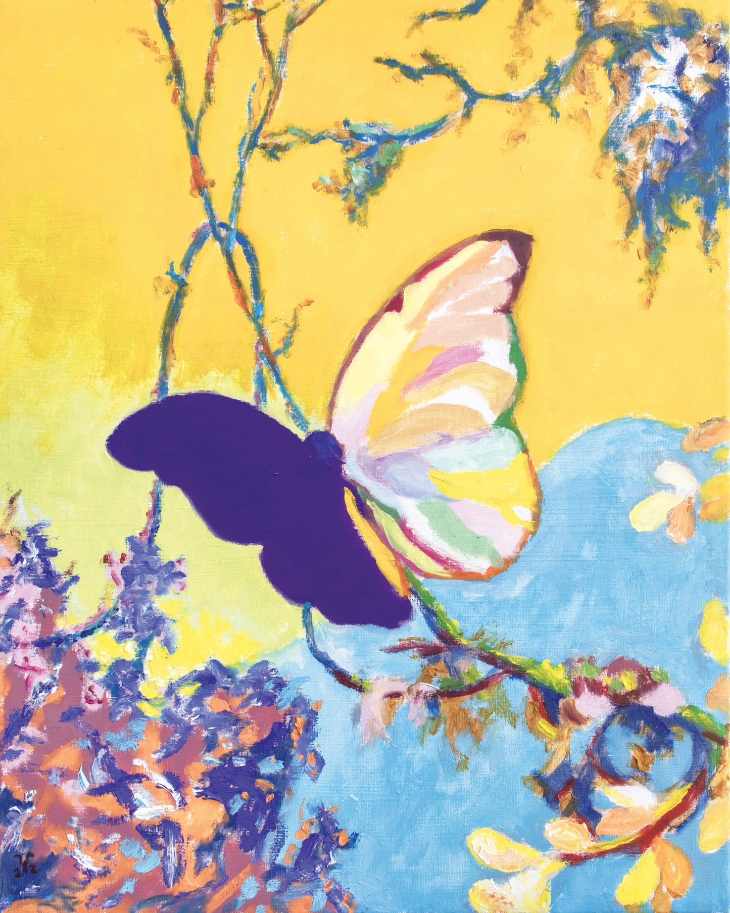 Dawn - Butterfly Glossy Poster