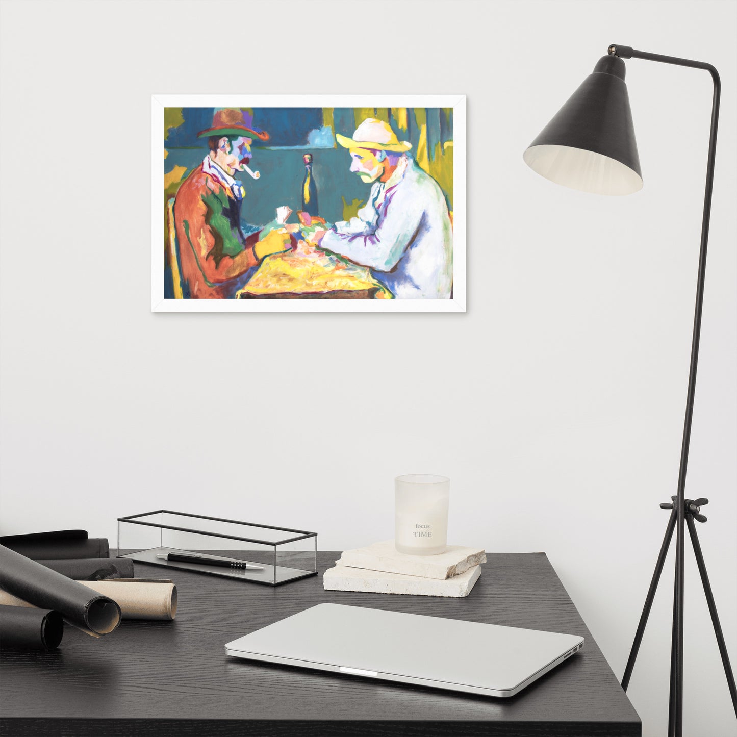 Card Players Framed Print