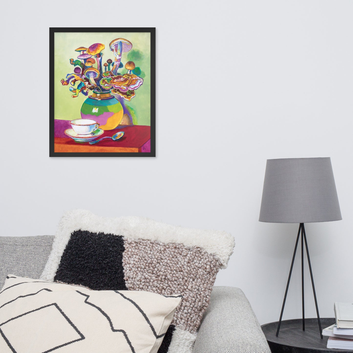 Cubensis and Reishi Framed Print